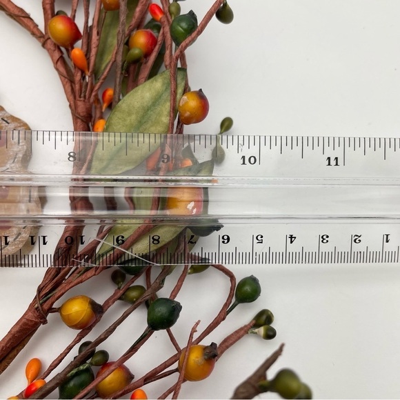 Thanksgiving Wooden Folk Rt Turkey Wreath Wall Door Decor - Picture 5 of 6